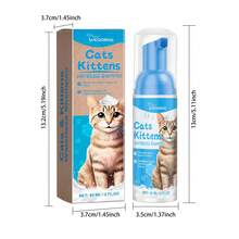 YEGBONG Cat Cleaning Mousse, Cat Cleaning Foam, Pet Care Gentle Non-Irritating Cleaning Mousse - View 2