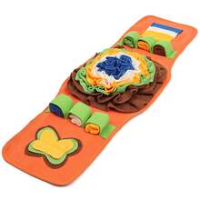 Scent Hound Paradise Dog Scavenger Hunt Watch-Shaped Sniffing Mat Puzzle Game, Interactive Training, Chew Toy, Suitable For All Seasons - Multicolor - View 19
