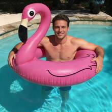 Flamingo Unicorn Pool Float - Fun Inflatable Pool Float Party Decoration, Summer Vacation Beach Floating Ring - Multicolor - View 5