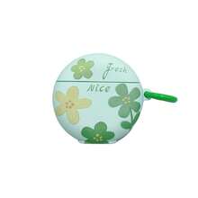 1pc Fresh Oil Painting Green Shockproof Earphone Case Compatible With Huawei FreeBuds Se2/Se3/Se4/5i/6i/7i/Freeclip2/2 Collector's Edition/Pro3/Pro4 Wireless Earbuds Protective Cover - Oil Painting Green Flower - View 13