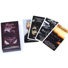Mystic Black Rose Card Tarot Deck Fortune Telling Game Card Party Game Tarot Divination Tools - Black - View 4