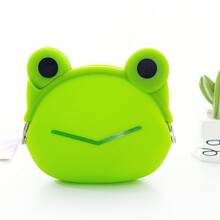 Cute Cartoon Animal Coin Purse With Snap Closure;Silicone Pouch Suitable For Storing Coins,Cables,And Earbuds,Purse Essentials Items,Halloween,Wallet - Multicolor - View 15