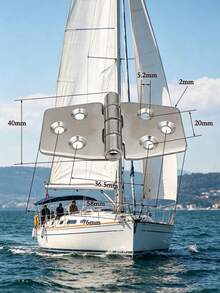 4pcs 76x38mm Marine Grade Stainless Steel Hinges, Fit For Ships, 3"X1.5" Windows, 6-Hole Hardware Hinges - Silver - View 5