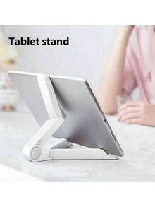 Foldable Adjustable Tablet And Phone Stand, Universal For IPad, Smartphone, E-Reader, Portable Multi-Angle ABS Material, Non-Slip Waterproof One-Hand Control, Suitable For Live Streaming And Online Courses - Multicolor - View 9