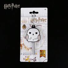 Monogram 1PC Warner Bros Official Licensed  Hedwig Owl Character Acrylic Keychain Pendant For Backpack Car Key Decoration Accessories Holiday Gift - Antique Silver - View 4