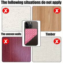 New 1pc/2pcs/5pcs Silicone Phone Back Sticker Square Phone Back Sticker Non-Slip Suction Cup Sticker Anti-Slip Phone Case, Portable Removable Silicone Phone Grip, Phone Case Hook, Supports Hands-Free Selfie Video, Multi-Functional Phone Accessory Suitable For All Models, Compatible With Apple And Android Phones, Can Be Given As A Birthday Gift To Family - Multicolor - View 8