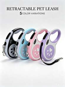 1PC Retractable Dog Leash Adjustable Automatic Pet Leash Outdoor Pet Walking Lead Rope Suitable For Small Medium Dogs Chihuahua Yorkshire French Bulldog - Multicolor - View 3