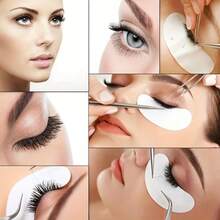 200 Pairs Eyelash Extension Isolation Pads, Non-Shedding Eyelash Extension Supplies, Suitable For Eyelash Extension, Eyelash Extension Tools, Eyelash Extension Isolation Protection Tools - White - View 6
