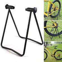 Bicycle Trainer Stationary Bike Cycle Stand Indoor Exercise Hi-Quality Foldable - Black - View 1
