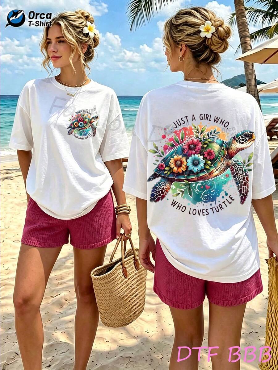 Women T-Shirts - 白色 - 查看 1