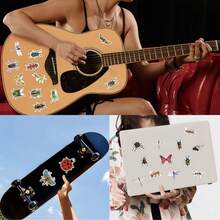 60PCS Insect Stickers Pack | Beautiful Pattern Stickers, High Quality Stickers Water Bottles, Decorative Paper, Journaling, Laptop, Bumper, Skateboard, Scrapbook, Suitcase, Refrigerator, Plan Book, Keyboard, Car Sticker - Insect - View 9