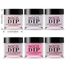 NOCIS 6色浸粉美甲套組 - 壓克力浸粉DIY美甲套件，春夏馬卡龍色調，持久配方，無需UV燈 - 彩色 - 查看 5