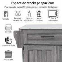 Mobile Storage Islands - White - View 2
