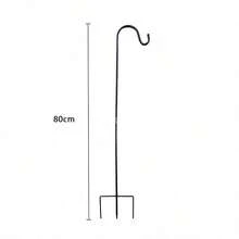 1pc Rust-Proof Adjustable Metal Shepherd's Hook, Heavy Duty 3/5 Prong Soil Insertion Hanging Rack, Outdoor Garden Planter, Bird Feeder And Wedding Floral Decoration Stand, Practical Holiday Gift - New Model - View 15