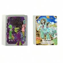 Kartu Ramalan Oracle Mars Mistik untuk Pesta & Pertemuan, Kartu Tarot, Permainan Ramalan, Kartu Ramalan, Permainan Papan Keluarga untuk Pesta, Permainan Takdir - Hitam - View 3