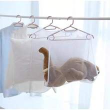 Polyester Pillow Drying Net, Foldable Pillow Drying Rack, Laundry Drying Net Bag For Toys, Home Balcony Clothes Drying Rack(No Hanger) - Multicolor - View 2