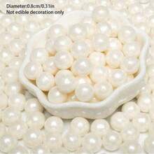 1 Set Mixed Size Gold, Pink, White, Blue Pearl Decorative Beads, Suitable For Cake Decoration, DIY Crafts And Party Supplies - Multicolor - View 18