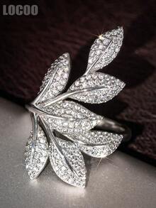 1pc Elegant Cubic Zirconia Ring For Women, Wedding Engagement Party Jewelry, Valentine's Day Gift - 6# - View 12