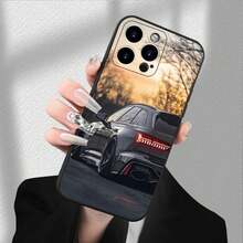 Simple Car Pattern Mobile Phone Case Suitable For IPhone 17 16 15 14 13 12 11 Pro/ Max /Plus Anti-Fall And Shockproof Back Cover - HS - 查看 6