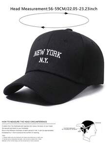 BONNY BOOM 3件組刺繡 NEW YORK 中性棒球帽卡車帽，Y2K戶外防曬可調節旅行度假禮物，適合朋友家人萬聖節、聖誕節、開學季、情人節、父親節、母親節、婚禮、教師節、學生、嘉年華、單身派對、新娘婚禮用品 - 3pcs-new york - 查看 7