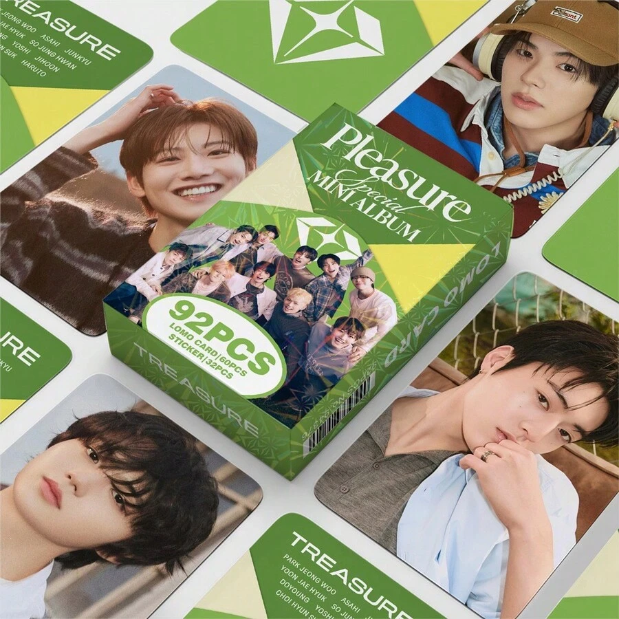 92 بطاقة LOMO جديدة من ألبوم TREASURE PLEASURE Star، يمكن تخزينها في ألبوم البطاقات والمحفظة وحقيبة الظهر، وتستخدم أيضًا كديكور وزينة مكتبية، مناسبة كهدية للأصدقاء وعلامة كتاب وبطاقة قابلة للجمع وهدية عيد الحب وبضائع المعجبين وبطاقة مجموعة وبطاقة تهنئة جديدة - متعدد الألوان - مشاهدة 1