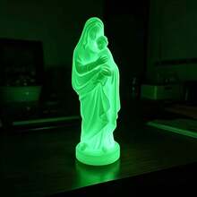 Glow-In-The-Dark Holy Infant Statue, Finely Textured Small Figurine, Suitable For Home, Church, Prayer Altar Catholic Religious Decor And Christian Gifts - 1 Pc - View 1