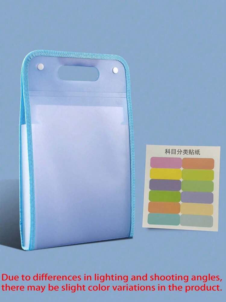 Portable Upright Expandable Folder, Document Organizer, 13-Compartment Exam Paper Organizer, Paper Document Organizer, Large Capacity, Back To School - Multicolor - View 10