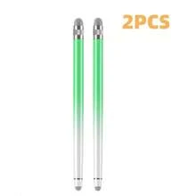 2 buah/1 buah Pena Stylus Macaron Warna-warni, Pena Kapasitif Universal Multi-Fungsi Ujung Ganda, Cocok untuk Tablet, Kompatibel dengan Tablet Apple dan Android, Mudah Dioperasikan, Pena Stylus Layar Sentuh yang Lentur - MultiWarna - View 13