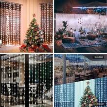 USB 6M-3M Remote Control LED Curtain String Lights For Wedding Party Holiday Christmas Decoration - USB Curtain Light - View 8