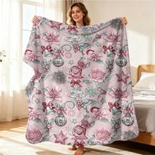 1PC Flannel Blanket, Summer Blanket, Bed Blanket , Blankets For Camping, Blanket For Beach, Throw Blanket, Multi-Use Blanket Soft , Cooling Blanket - Style Z - View 2