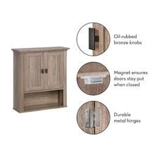 Home Hayward Two-Door Wall Cabinet - Light Woodgrain - Default - View 2