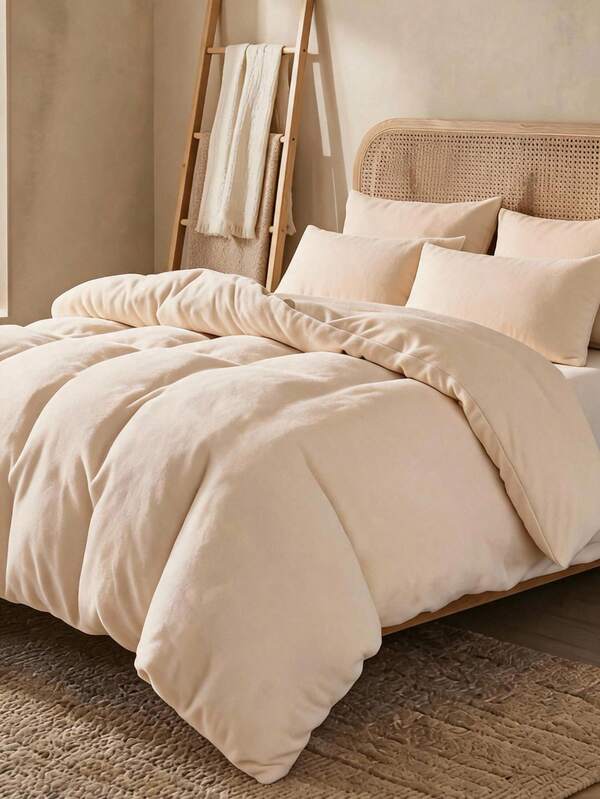 طقم غطاء لحاف من قطعتين - ملمس ناعم غطاء لحاف 200x220 سم ووسادة & 160*200