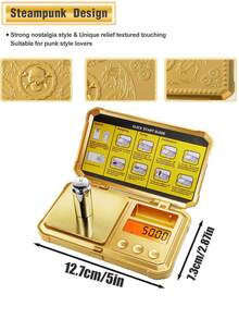 1 Small Electronic Scale, Gold Scale, Jewelry Scale, Powder Scale, Coffee Scale, Gold And Silver Two Kinds Of Spraying, Suitable For Daily Measurement Of Precious Metals, Jewelry, Jewelry Small Objects, Not Including Batteries - Multicolor - View 6