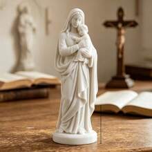 Glow-In-The-Dark Holy Infant Statue, Finely Textured Small Figurine, Suitable For Home, Church, Prayer Altar Catholic Religious Decor And Christian Gifts - 1 Pc - View 4