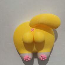 1pc 86 Switch Cover [Giant Egg Cat] Cat Butt Switch Panel Home Decor 3D Printed Switch Cover Creative Ornament - Cat Butt Lid Switch - View 4