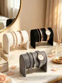 Ipc Micofier Watch Displystnd Warch Storage Rack, Neckhce Lrclet Strng Rack Bendl Watch Strng Rack Diplay Sond,This Rack Can Be Uad As A Watch Netkice, Braceet And Bangde Strng Rack - Multicolor - View 2