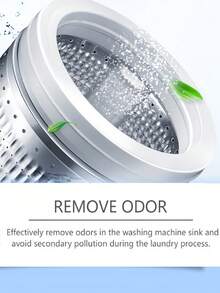 Washing Machine Cleaning Tablets And Powder Set, Daily Cleaning For Drum Washing Machine Tub, Stain Removal, Descaling, Odor Elimination, Fresh Care Agent - Solid State - View 5