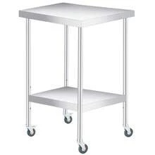 Outdoor Coffee Tables - Double Layer With Wheels - View 5