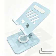 EIGIIS Soporte ajustable para tableta de aleación de aluminio giratorio 360°, compatible con modelos Pro/Air/Mini y otras tabletas - Multicolor - Ver 19