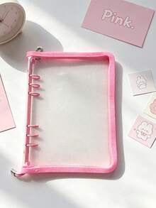 1 buah Binder Kertas Lepas A5, Buku Stiker dengan Glitter, Tas Penyimpanan Ritsleting PVC, Kantong Perhiasan Ritsleting Praktis dengan 25 Lembar (100 Kantong), Album Foto Kertas Lepas 3 Inci, Buku Catatan Organizer Sampul Glitter, Set Isi Ulang, Binder Album Stiker - Set - View 18
