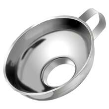 Stainless Steel Wide Mouth Canning Funnel With Handle, Large Caliber Easy Clean Kitchen Funnel For Liquid & Dry Food, Multipurpose Transfer Funnel For Jars Honey Oil Beans Grains - View 7