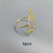 Cincin Serbet Dekorasi Rumah, Dekorasi Meja, Cocok untuk Liburan, Pesta, Ulang Tahun, Pernikahan, Jamuan Makan Malam, Pertemuan dan Dekorasi Kreatif Harian Lainnya, Berbagai Gaya dan Elemen, 2pcs/4pcs/6pcs/12pcs/20pcs/50pcs (Pilihan) - MultiWarna - View 16