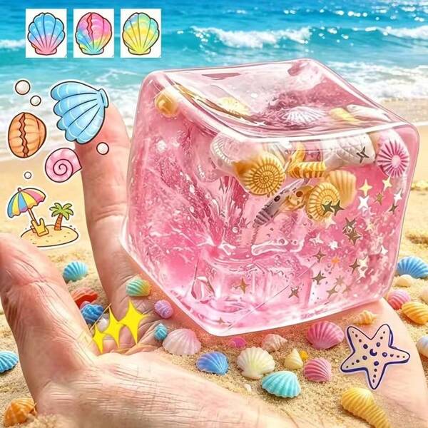 somoving 1pc Pink 3D Cartoon Shaped Infinite Squeeze Stress Relief Toy, Soft Slow Rebound Pressure Doll, Random Color, Christmas Grandchildren Gift, Easter Gashapon Machine Prize, Party Birthday Return Gift Squishy Toy