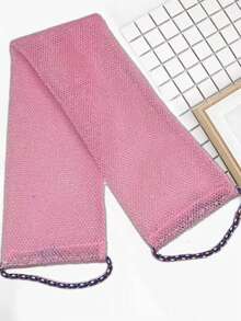 1pc African Mesh Exfoliating Bath Sponge Set, Double-Sided Design, Gentle/Rough Exfoliation, Efficient Body Scrubbing, Premium Mesh Material, Convenient Hanging Rope Design, Loofah Bath Sponge, Body Sponge - Multicolor - View 9
