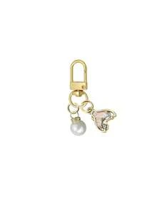 Crystal Turtle Keychain Pendant With Rhinestones, Pearl And Ocean Charms, Metal Alloy Keyring - Multicolor - View 21