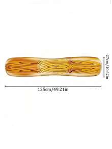 1/2 Pair Inflatable Water Bumper Balls With Wood Grain Pattern, Adult Floating Raft Inflatable Game Sticks For Interactive Play - Multicolor - View 6