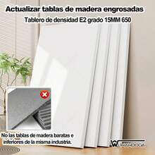 WUWAWDOGA Armario de cocina multifuncional con 2 cajones y 3 armarios Y 4 Área de exposiciones, Blanco - Blanco - Ver 9