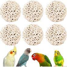 1/3pcs Bird Foraging Toy, Parrot Chewing Toy, Suitable For Beak Grinding, Suitable For Cockatoo, Budgie, Parrot, Lovebird And Small Bird - Multicolor - View 4