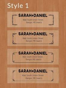 (100-1000 Labels) 0.75in X 2.5in Transparent Personalized Return Address Labels - Custom Mailing Labels On Sheets - Self-Adhesive Return Stickers For Envelopes With Crisp Printing - Transparent - View 7