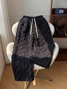 Women's Winter Outdoor Casual Fleece Pants, Versatile Long Pants For Daily, Home, Office And Party Wear - Black - View 6